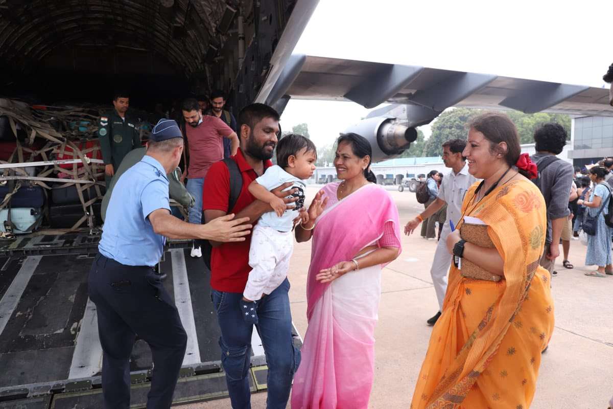 IAF evacuates 224 more Indians from Israel under Operation Sindhu