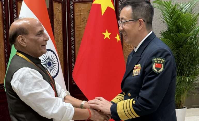 Rajnath Singh meets Chinese Defence Minister, stresses on avoiding new tensions
