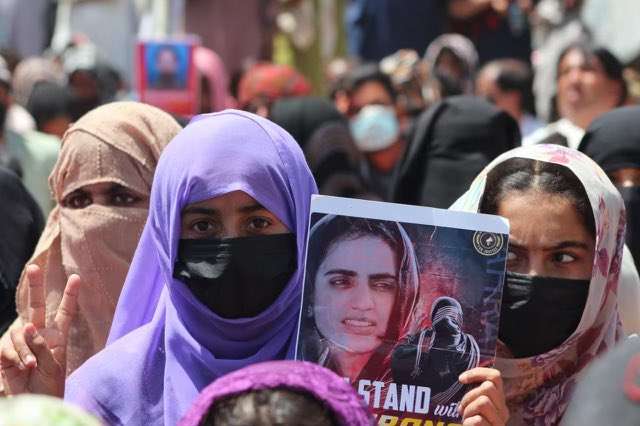Outcry over illegal detention of Baloch leader Mahrang Baloch and activists