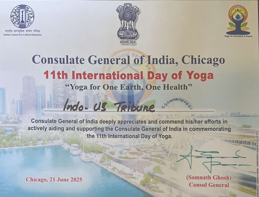 Chicago celebrates International Yoga Day 2025 at Navy Pier 