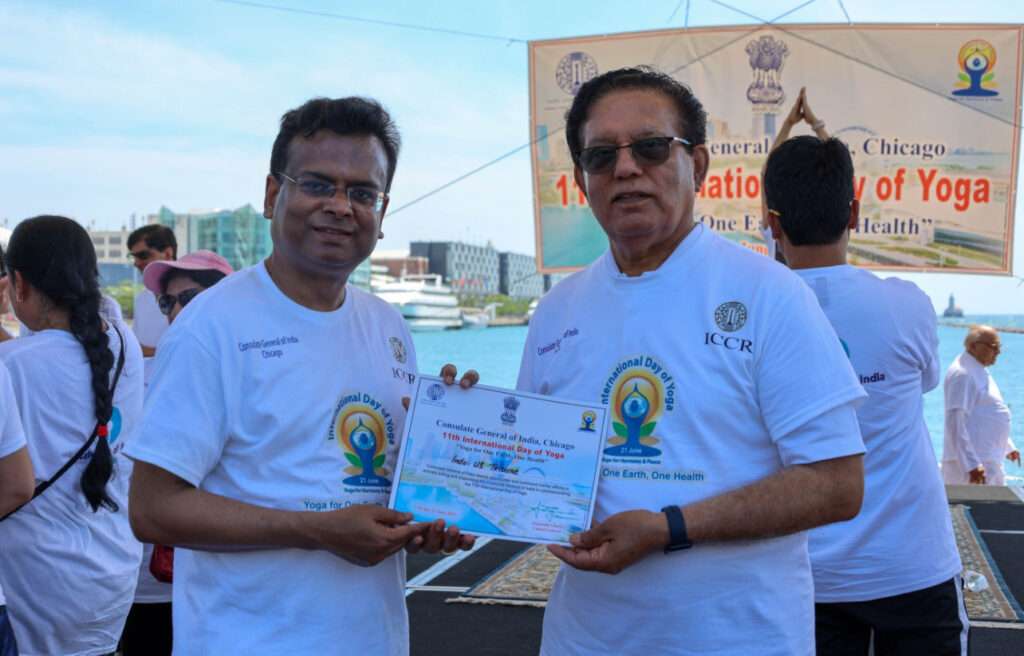 Chicago celebrates International Yoga Day 2025 at Navy Pier