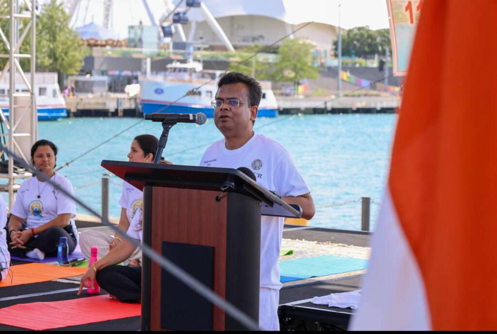 Chicago celebrates International Yoga Day 2025 at Navy Pier