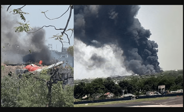 Air India flight crashes near Ahmedabad airport; 242 aboard