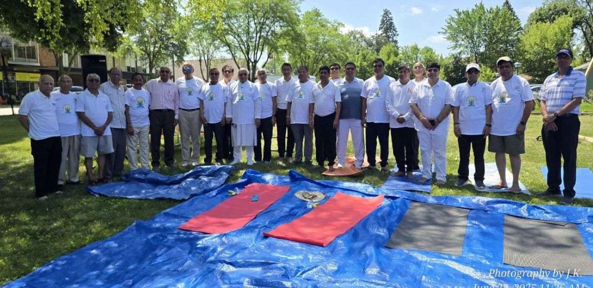 Indian community of Niles Township celebrates 11th International Yoga Day with enthusiasm and unity