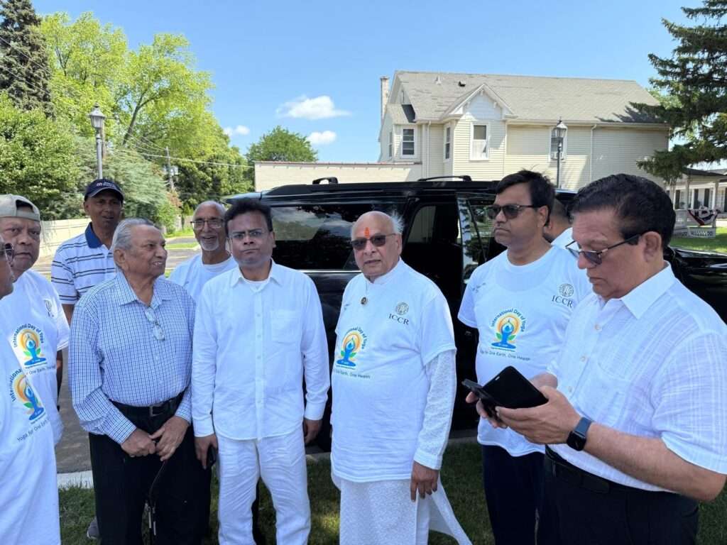 Indian community of Niles celebrates 11th International Yoga Day 