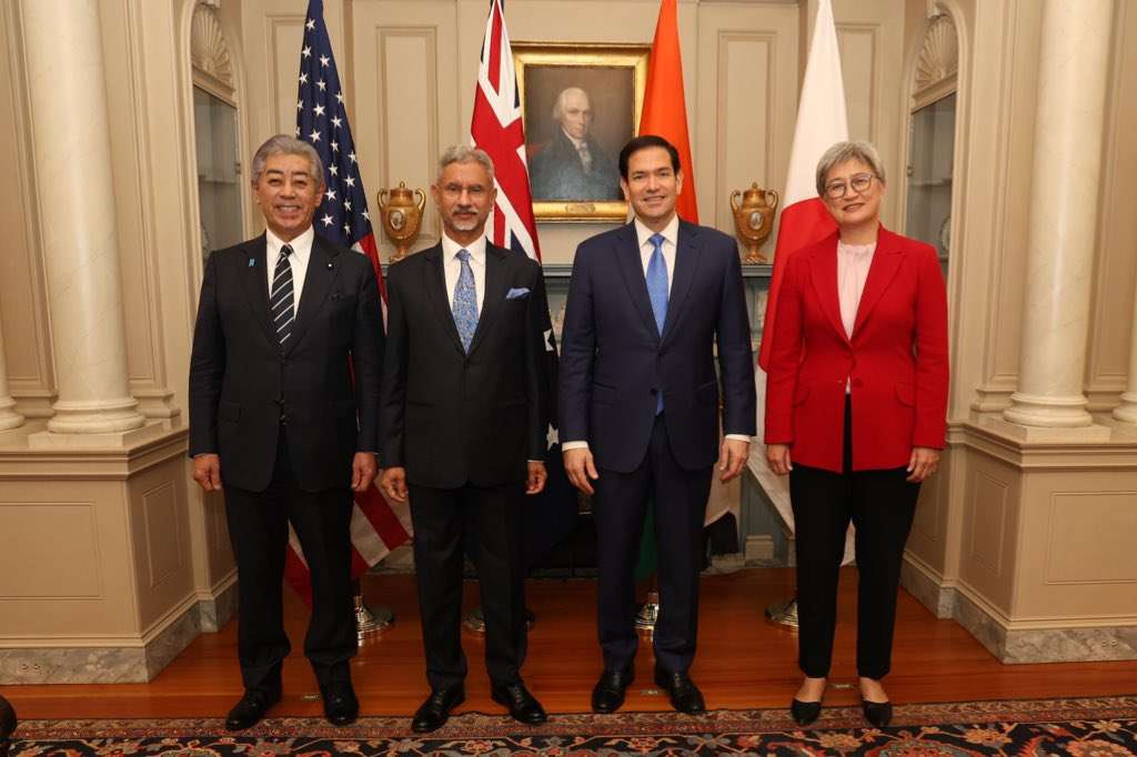 Quad ministers reaffirm Indo-Pacific vision, oppose coercive actions