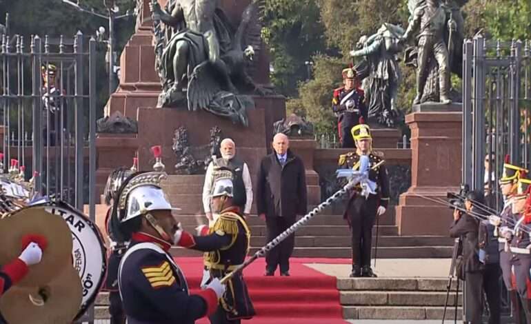 PM Modi begins Argentina visit with tribute to national hero San Martín