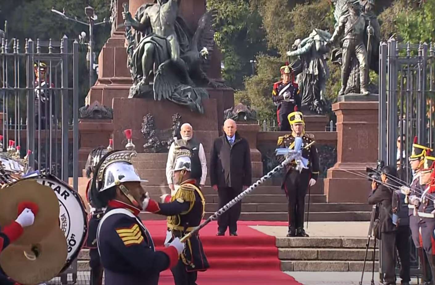 PM Modi begins Argentina visit with tribute to national hero San Martín