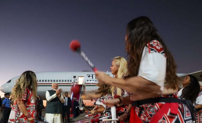 PM Modi receives grand welcome in Brasilia with Shiva Tandava chants
