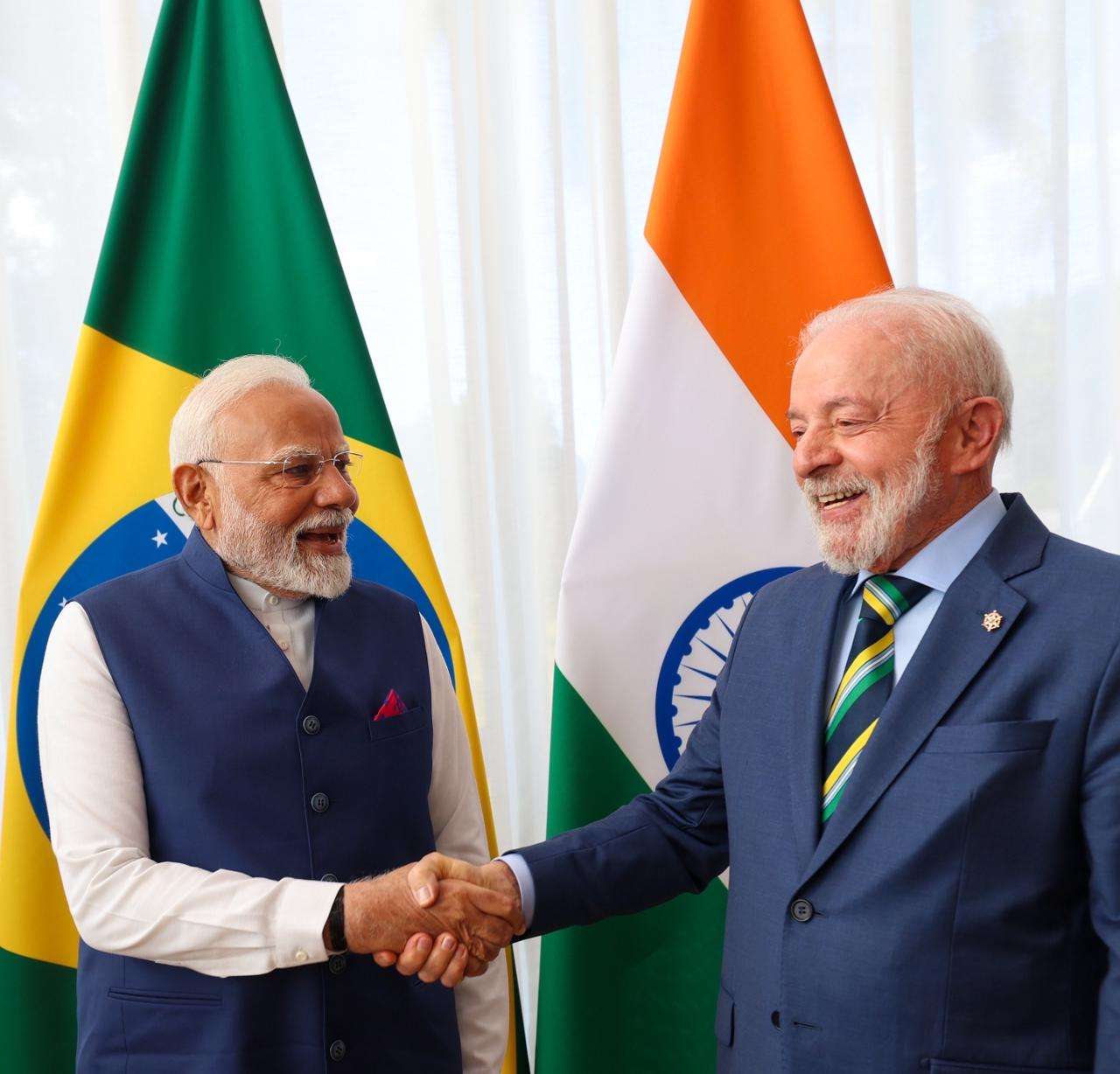 PM Modi, President Lula hold ‘fruitful talks’ to boost India-Brazil ties