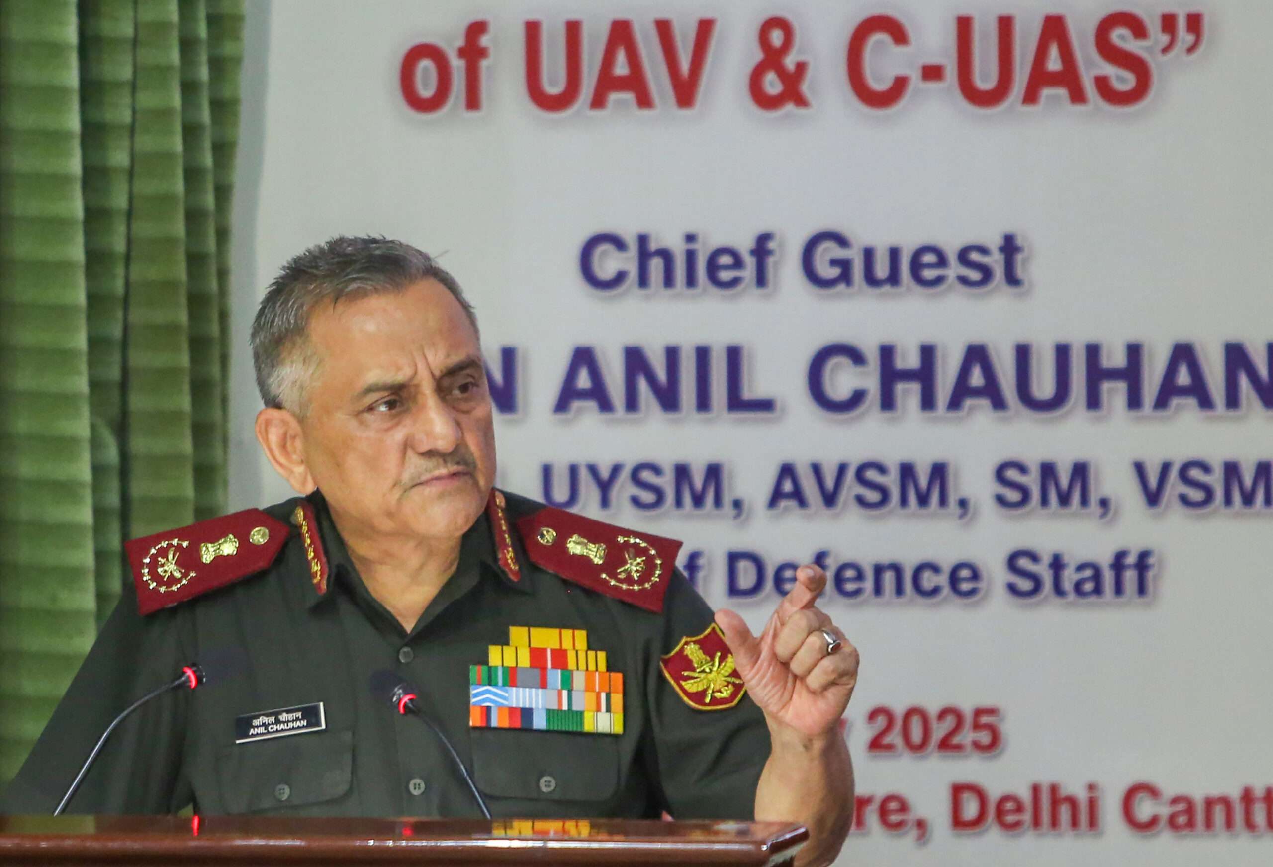 CDS Chauhan stresses need for India-made drone tech for future warfare