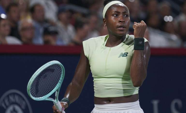 Gauff edges past Collins; Ito shocks Paolini at Canadian Open
