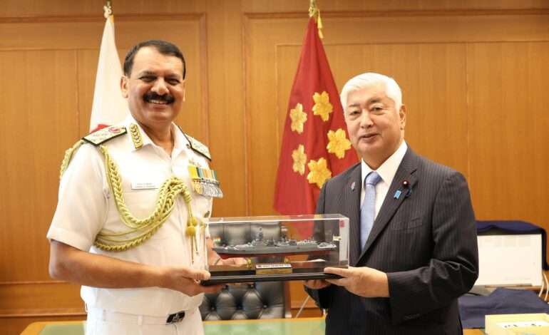 Indian Navy chief meets Japanese Defence Minister to boost strategic ties