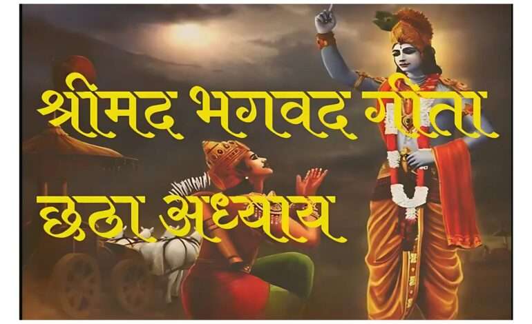 गीता स्वाध्याय- मेरी समझ से, छटा अध्याय