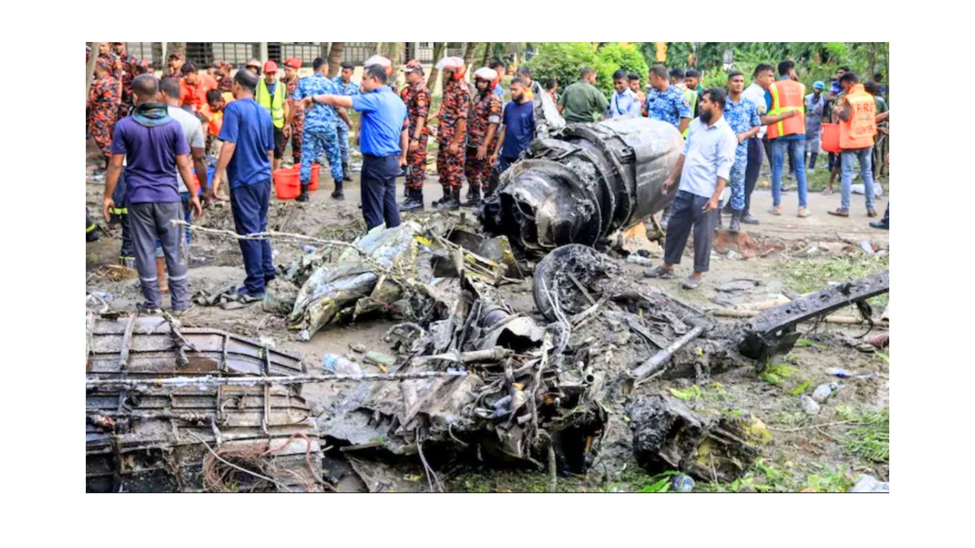 25 children among 27 dead in Bangladesh jet crash