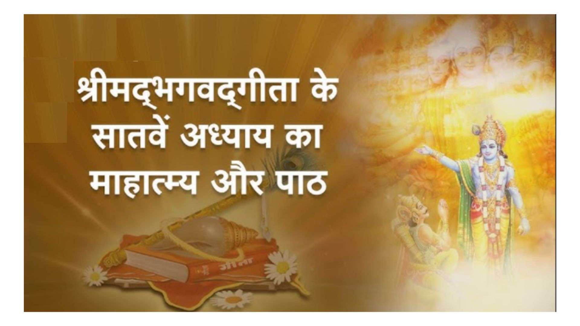 गीतास्वाध्याय- मेरी समझ से, सातवां अध्याय