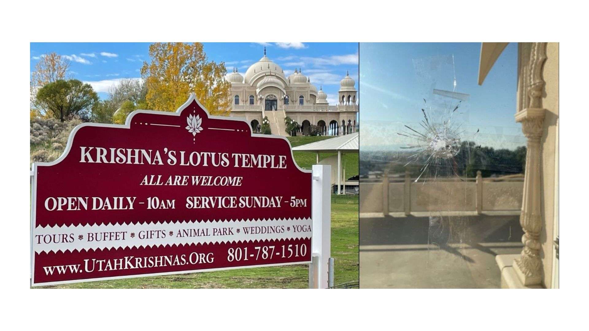 IndoUS Tribune condemns violent attack on Utah Krishna temple