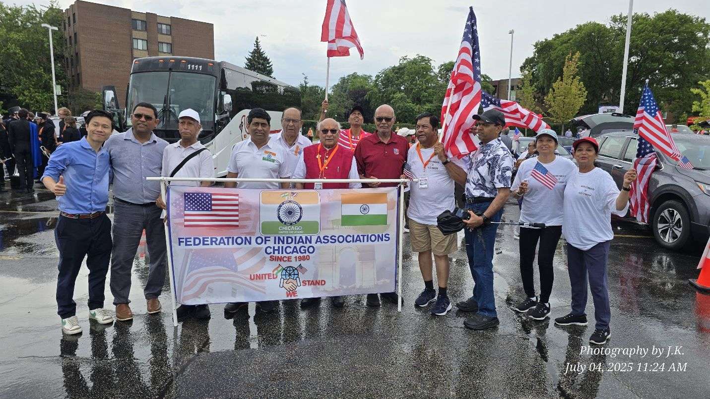 Fireworks, Flags, and Freedom  How America celebrated July 4th with unity and pride—Indian Americans join the festivities