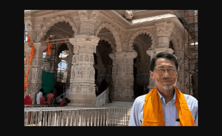 Japanese Ambassador visits Ayodhya, prays at Ram Janmabhoomi temple