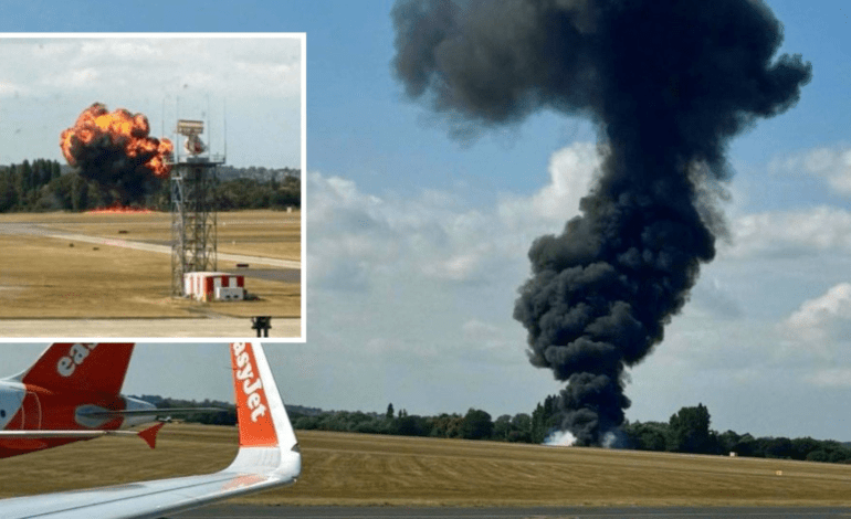 UK-Netherlands flight crashes after takeoff from London, second fatal crash in a month