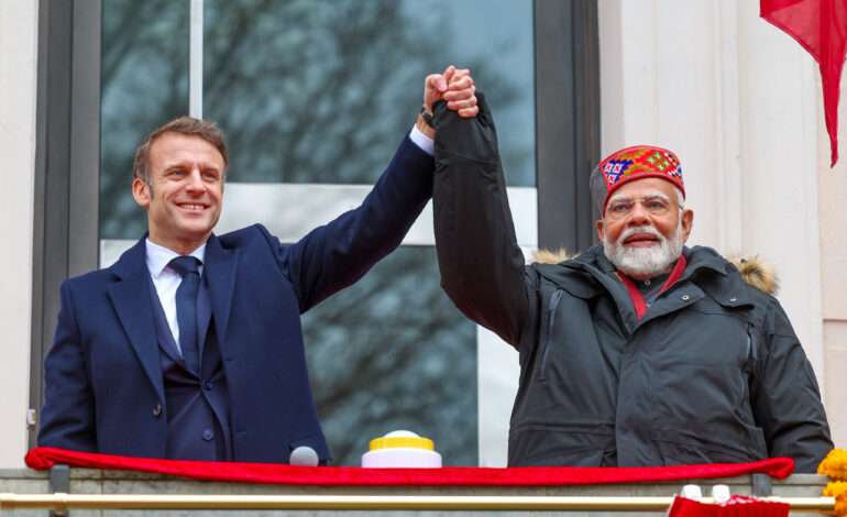 Macron hails PM Modi on Independence Day, vows deeper India-France ties by 2047