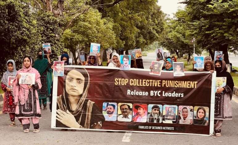 Rights group accuses Pakistan of harassing Baloch protesters in Islamabad