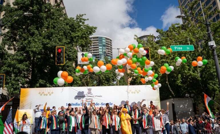 Seattle hosts first India Day Parade, celebrates deep bonds with Indian community