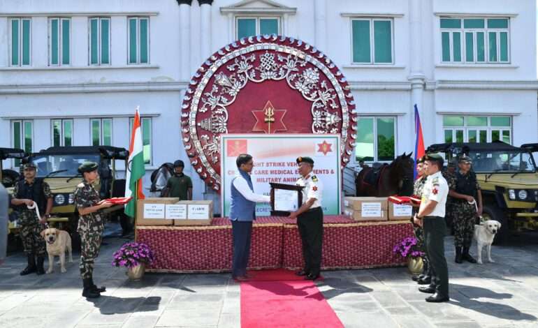 India hands over military vehicles, medical equipment to Nepal, boosts defence cooperation