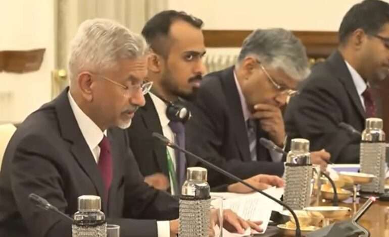 Jaishankar stresses peace on border as key to India-China ties