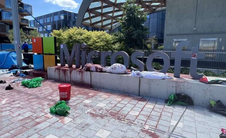 18 arrested during anti-Israel protest at Microsoft’s Redmond campus