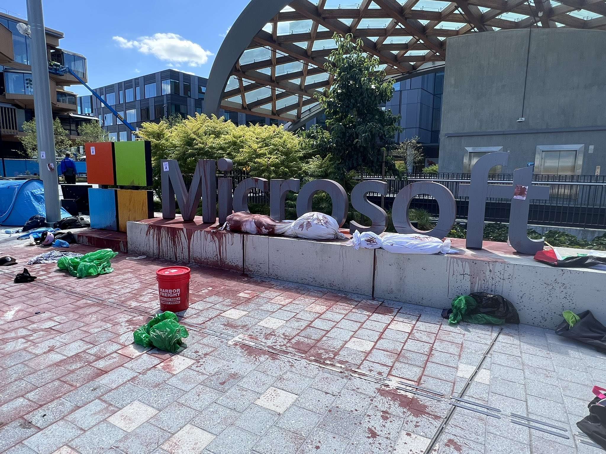 18 arrested during anti-Israel protest at Microsoft’s Redmond campus