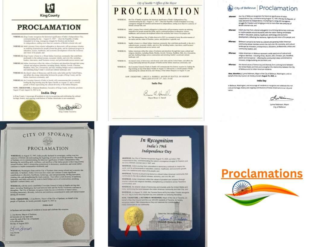 Seattle’s Space Needle hosts Indian Tricolor in historic Independence Day tribute