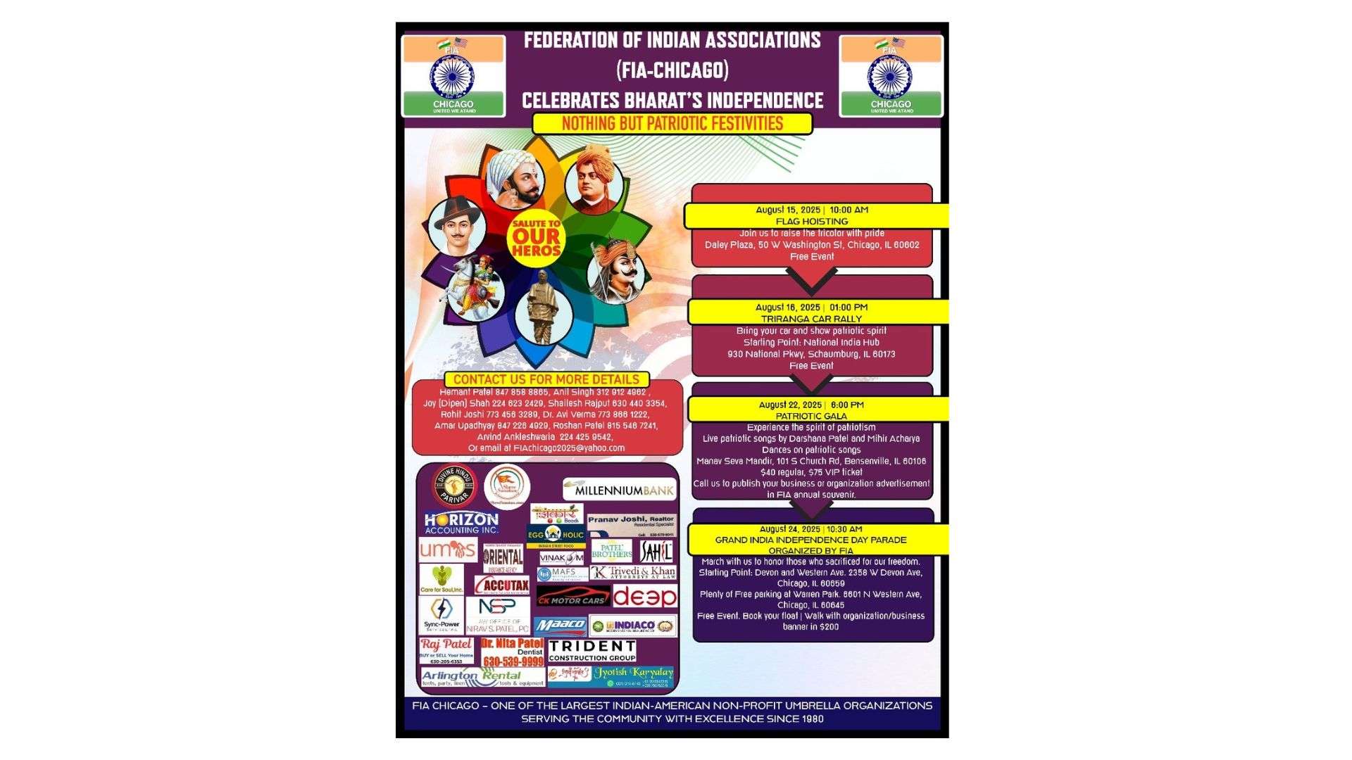 FIA, city officials finalize logistics for India Independence Day Parade on Devon Avenue