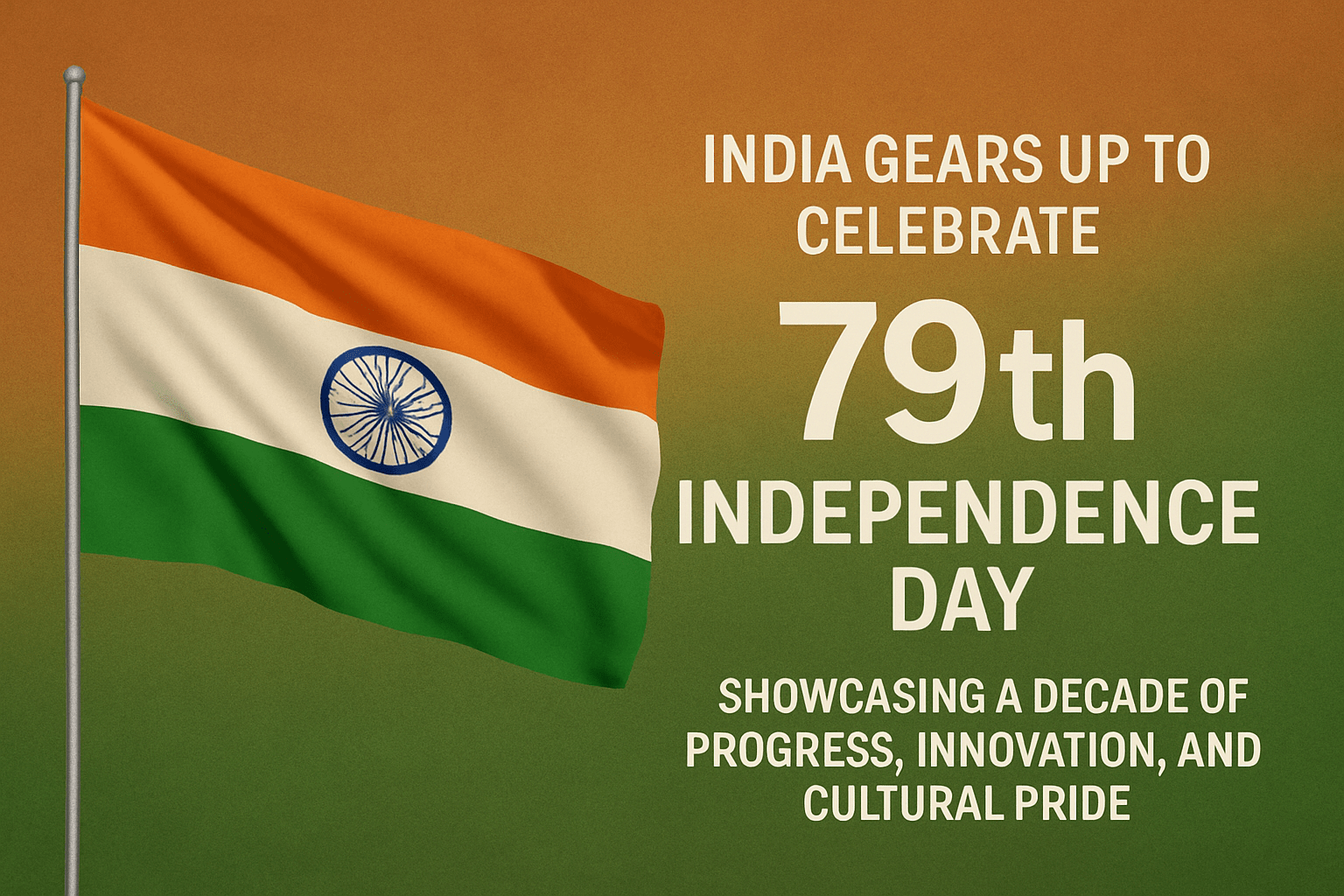 India gears up to celebrate 79th Independence Day