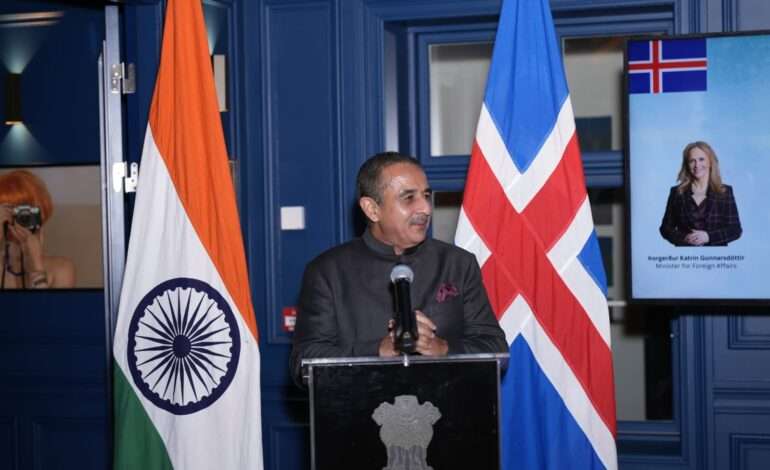 Kirti Vardhan Singh joins India-Nordic Track 1.5 Dialogue in Iceland, meets FM Gunnarsdottir