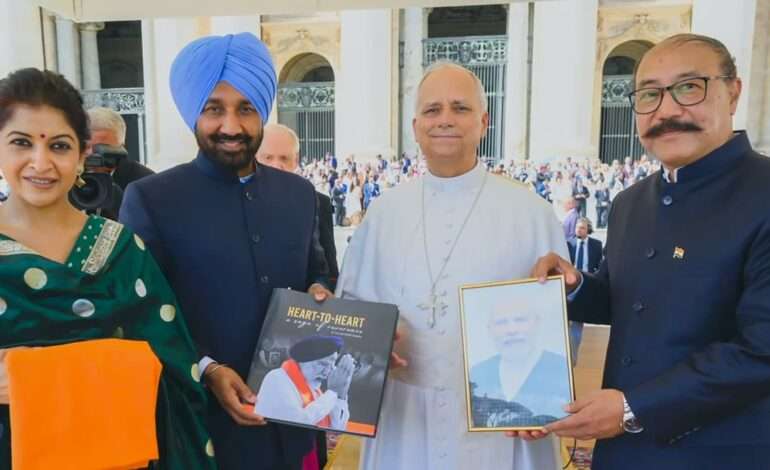 Pope Leo XIV blesses PM Modi on 75th birthday during Vatican audience