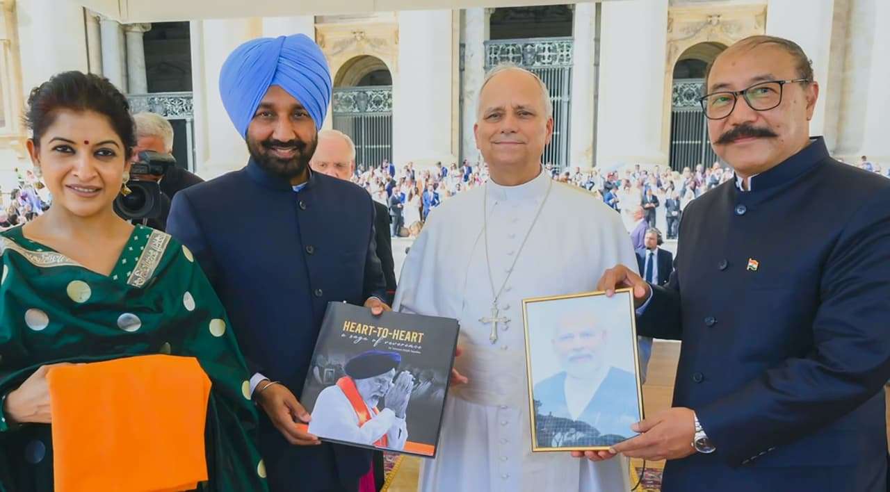 Pope Leo XIV blesses PM Modi on 75th birthday during Vatican audience
