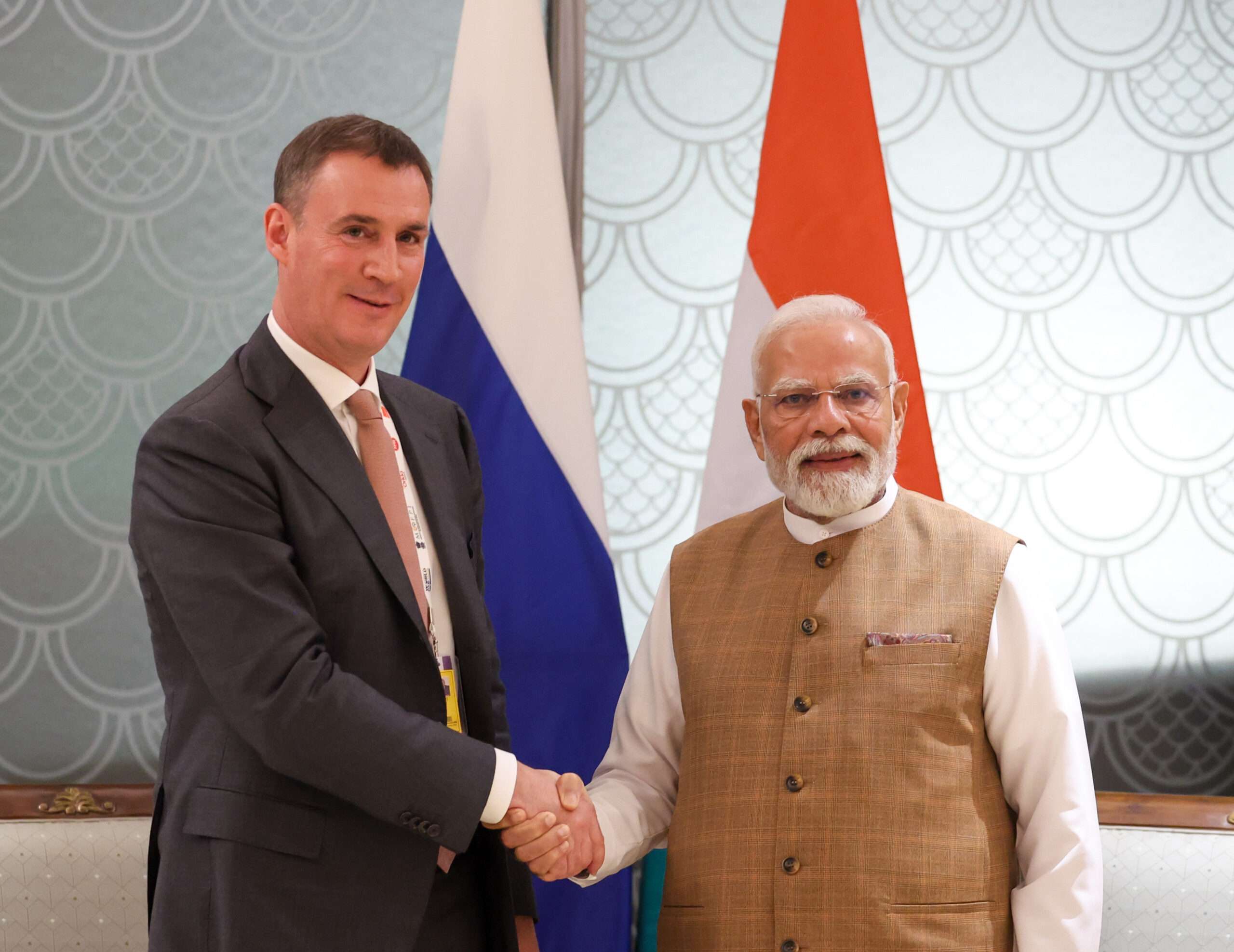 PM Modi meets Russian Dy PM Patrushev, discusses enhancing bilateral cooperation