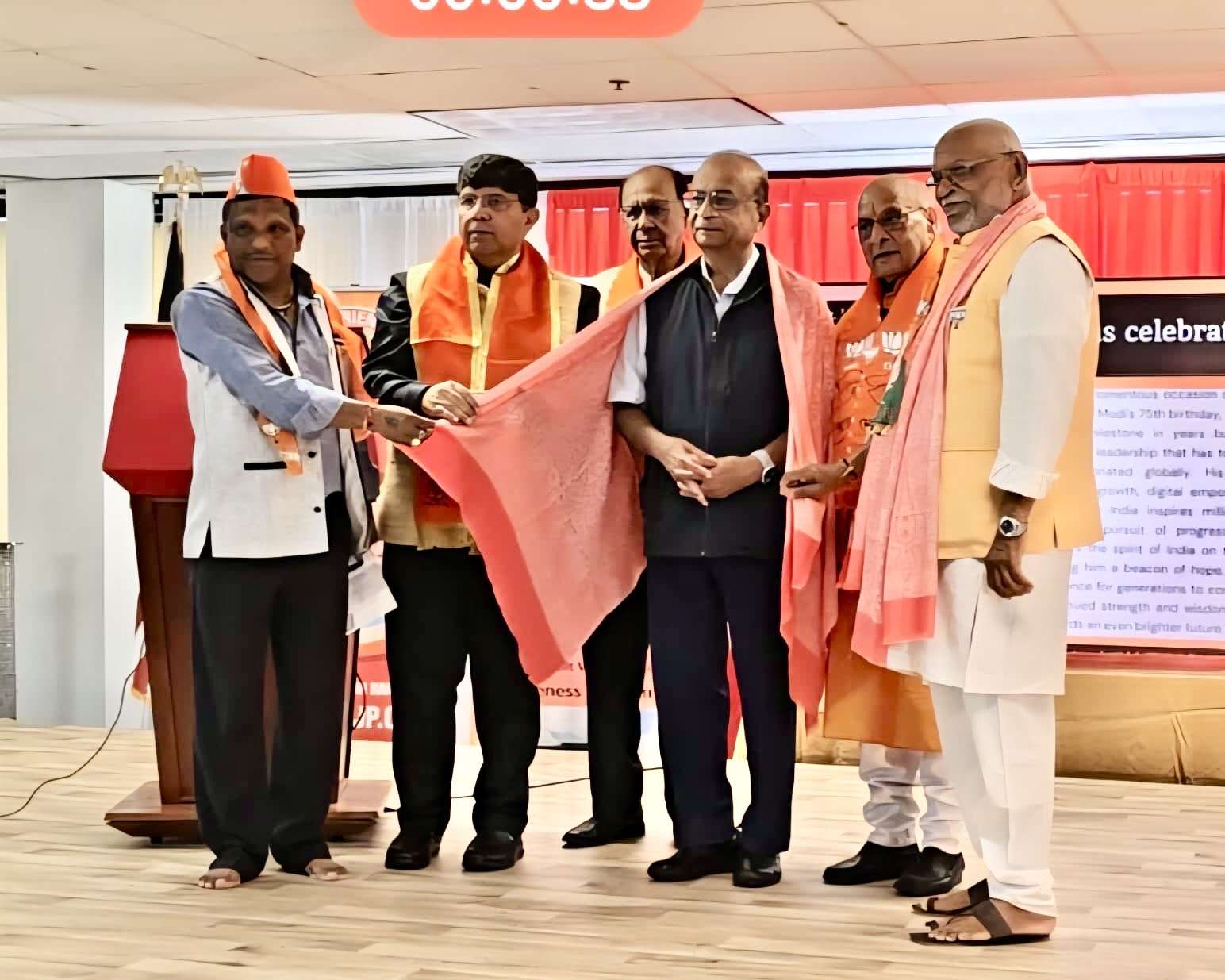 OFBJP Chicago celebrates PM Modi’s 75th birthday, Telangana Liberation Day, and Vishwakarma Diwas