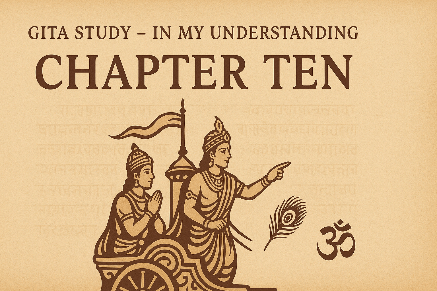Gita study – In my understanding, chapter ten