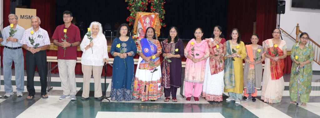 Indian Senior Citizens Chicago celebrate birthdays, Ganesh Mahotsav, and Navratri with devotion