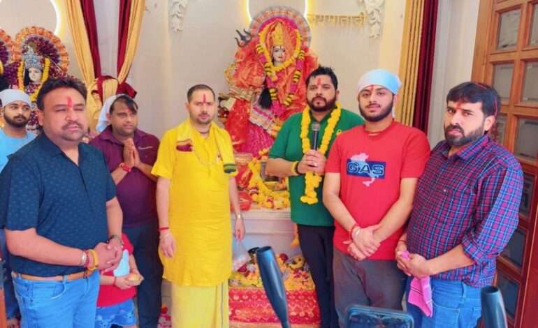Navratri Festival Begins with Devotion at Shri Balaji Temple in Ludhiana