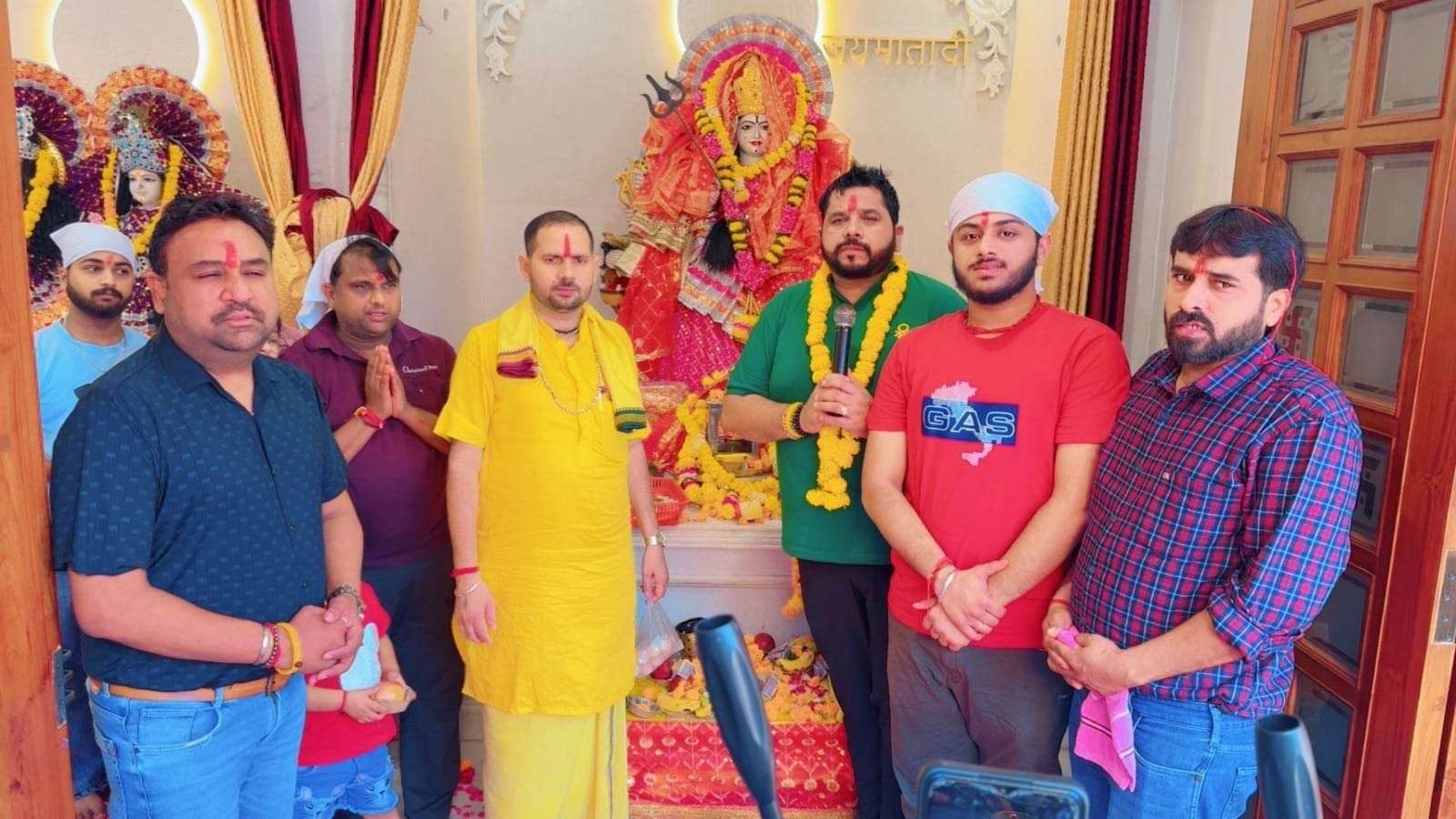 Navratri Festival Begins with Devotion at Shri Balaji Temple in Ludhiana