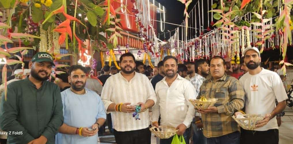 Navratri festival begins with devotion at Shri Balaji Temple in Ludhiana