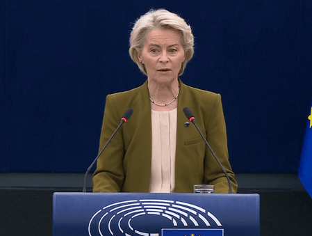 European Commission President Ursula von der Leyen faces two no-confidence votes in EU Parliament