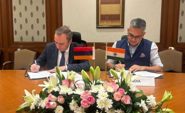 India and Armenia strengthen defence ties, explore new avenues for industrial collaboration