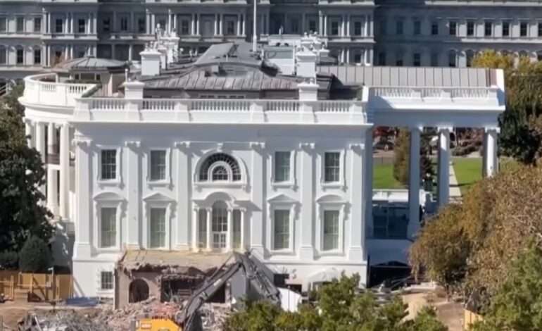 White House defends East Wing demolition for Trump’s $250 million ballroom
