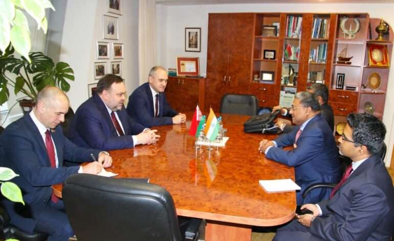 India, Belarus hold 8th round of talks to boost ties in trade, education, and culture
