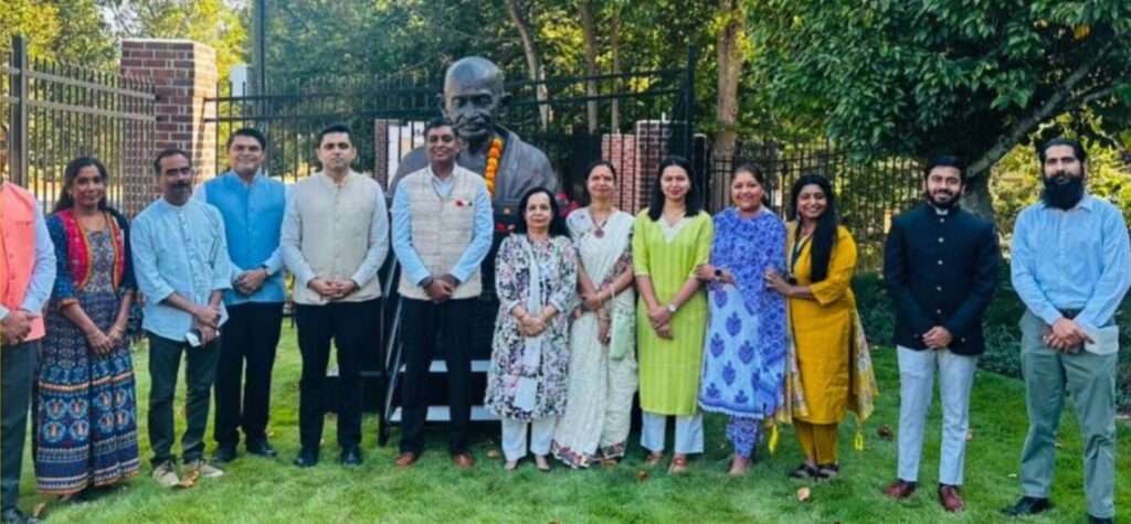 Gandhi Jayanti 2025 celebrations across U.S. cities highlight diplomacy, culture, and community