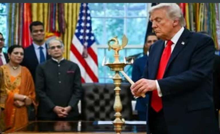 Trump marks Diwali at White House, showcases billions in Indian-American business investments